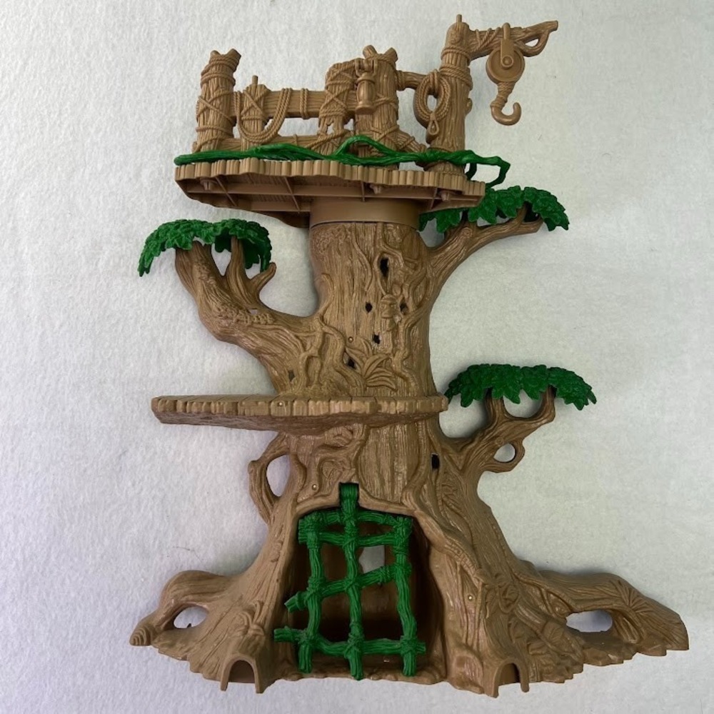 Chap Mei Dino Valley T-Rex Dinosaur Action Figure Treehouse Playset 2006 13"